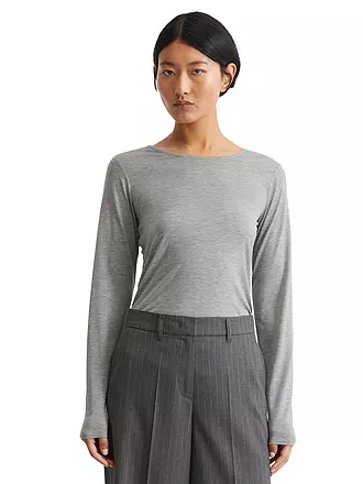 MARC O'POLO | Langarmshirt
Marque : MARC O'POLO
Couleur : noir
Catégories : Mode, Femme

Longueur des manches : Manches longues
Encolure : Col rond
Matière : Jersey, Lyocell, Tencel
Motif : Uni
Coupe (vêtements d'extérieur) : Regular
Style : Casual, Pure | grau